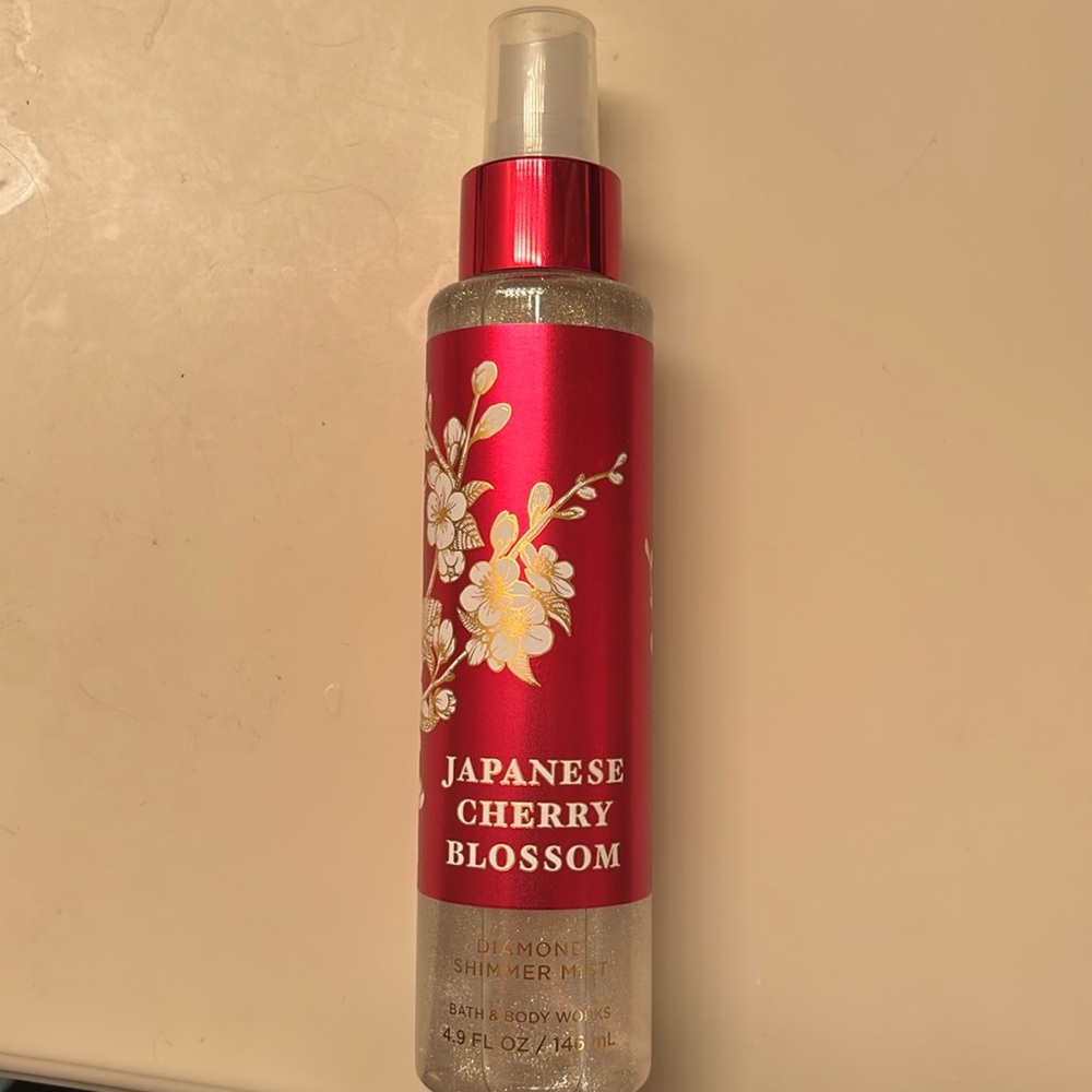 Japanese cherry blossom, diamond shimmer mist